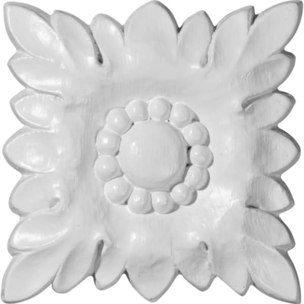 Ekena Millwork 4"W x 4"H x 5/8"P Jackson Square Rosette ROS04X04X00CL - main